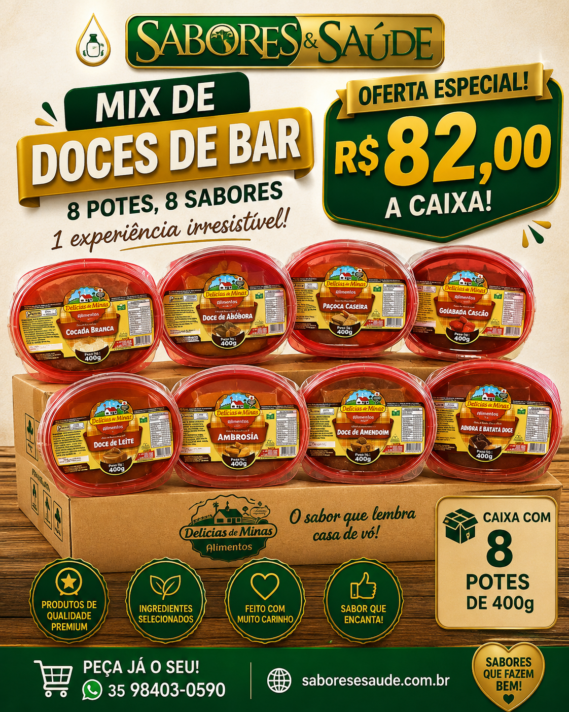 Mix Doces de Bar